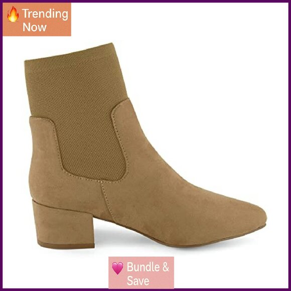 Stretch Ankle Booties with Memory Foam, Wide Width Available - Picture 5 of 6